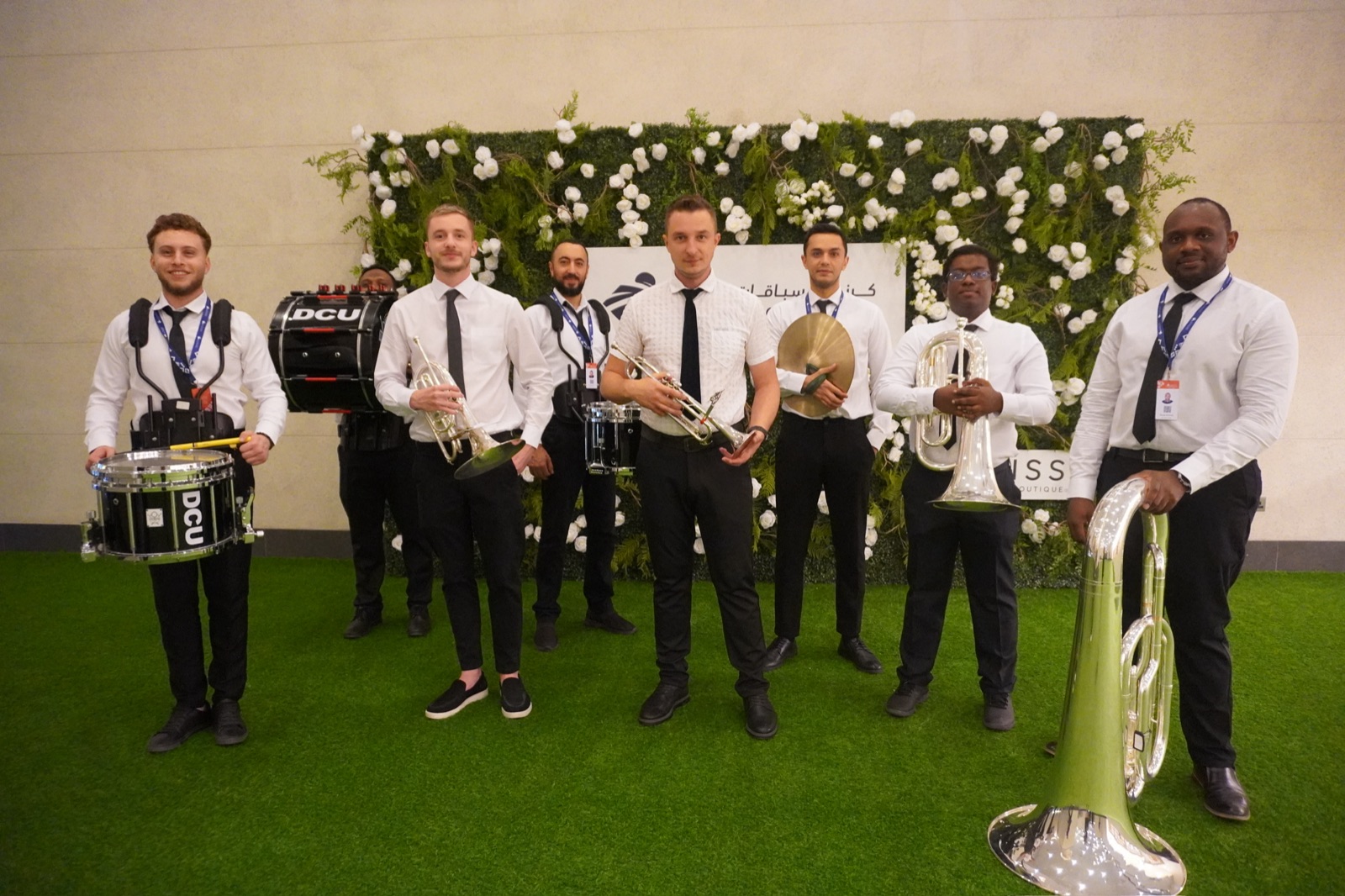 UAE marching band performance