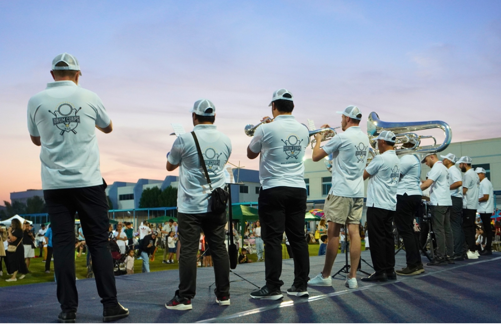 Drum corps performance