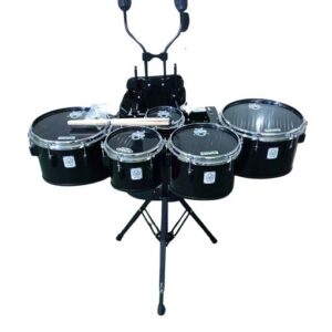 DCU EL-TQ5 – Elite Series Marching Tenor Set with EVANS Drumheads (5-Drum Quints)