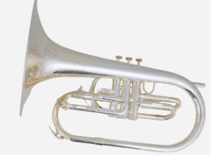 Professional Silver-Plated Marching Euphonium